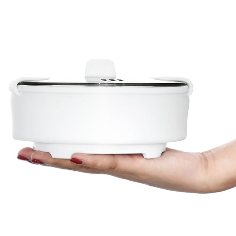 Mini Cooker Lunch Box Electric Heated Skillet Voltage 110-220V Collapsible Cook