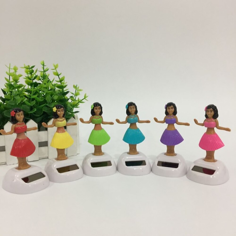 Ozdoba samochodu dekoracje samochodowe taniec Hula dziewczyna wahadłowy bobble zabawki prezenty wnętrze auta Dom dekoracje akcesoria dziewczęce słoneczne