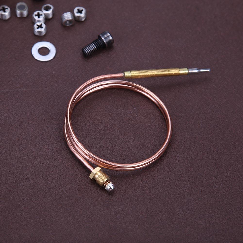 60cm Gas Thermocouple for Water Boiler with 5 Fixed Parts Gas Valve Induction Line Thermocouple Gas Appliances Tool