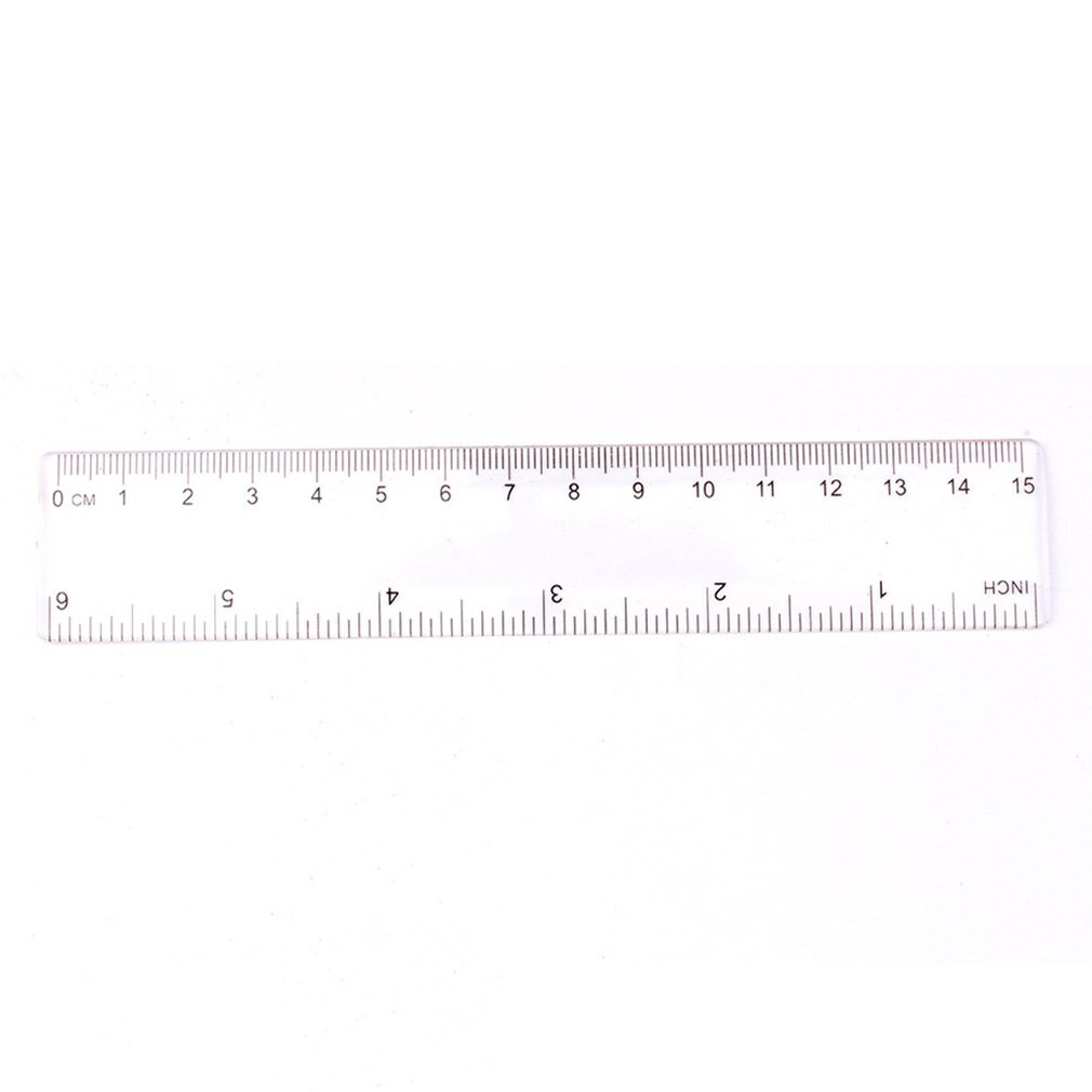 15Cm/20Cm/30Cm Plastic Ruler Advertising Ruler Transparent Student Ruler Student Ruler Measurement Too