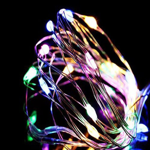 Guirnalda de luces LED con corcho para botella de vino, guirnalda de luces alimentadas por batería, decoración para de Navidad, boda y Bar, 6 uds.: RGB / 6-10 W / K