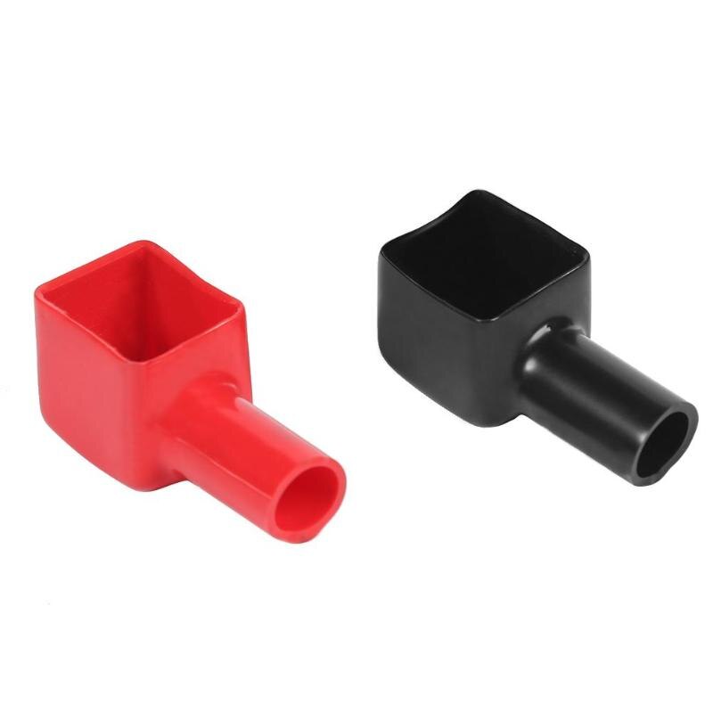 1 Pair Car Battery Terminal Covers Insulation Caps Positive+Negative Universal Provide Closure and Safety Valve Function