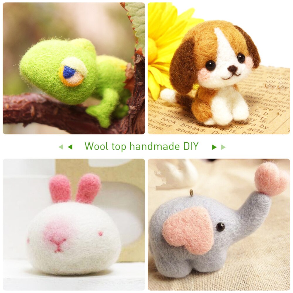 ULTNICE 36 kolorów wełniany niedoprzęd włókno wełniane włóczka robić filcowanie igłą robić ręcznego przędzenia DIY