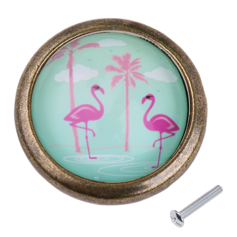 Baoblaze, novedad, muebles de flamenco, Pomo de puerta, vestidor, cajón, armario, tirador de manija, manija, decoración de armario de dormitorio y hogar: 2