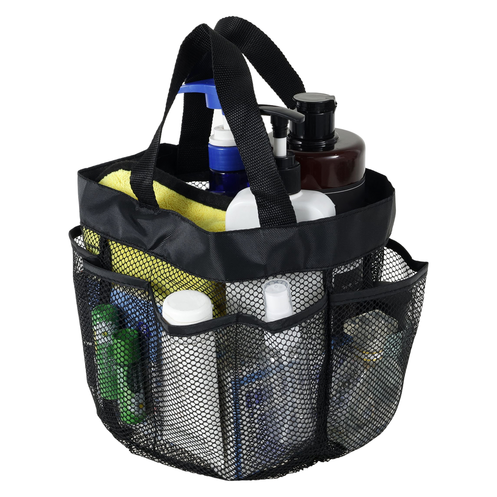 Mesh Shower Caddy Portable Tote Beach Bag Quick Dry Travel Storage Wash Bag for Bathroom Outdoor Camping Toiletry Organization