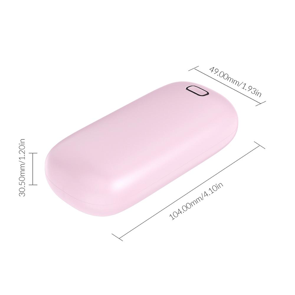 ORICO Type C Rechargeable Hand Warmer 4000mAh Emergency Power Bank Pocket Mini Portable Hand Heater Handy Warmer 2 In 1