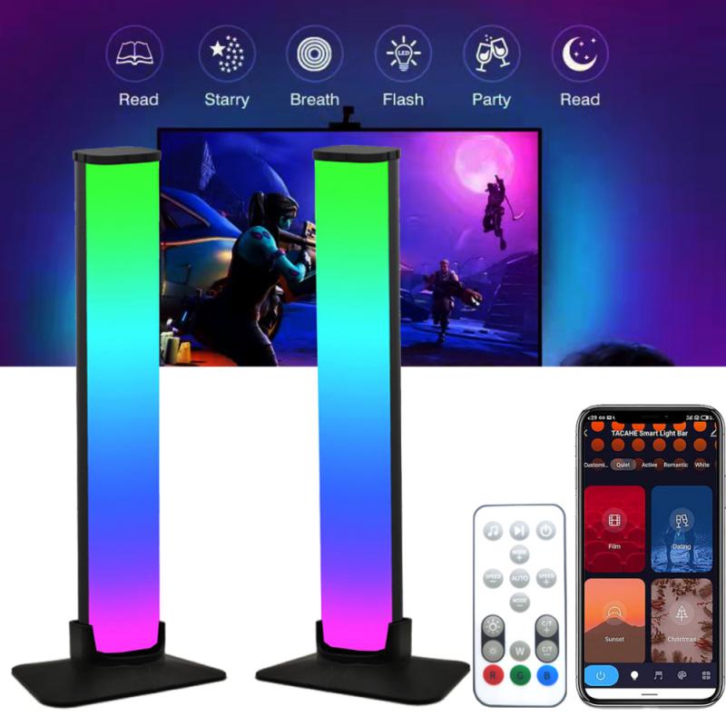 Tuya 2PC Symphonie Licht Bar WiFi + IR Clever LED Licht Bar Farbe Bar Licht Geeignet Für Alexa Google hause