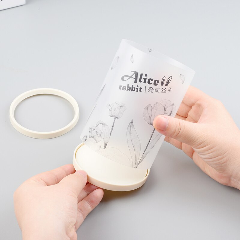 Japanese Stationery 4Pcs/lot Cute DIY Pen Holder Detachable Desk Organizer Student PP Cylindrical Pencil Container