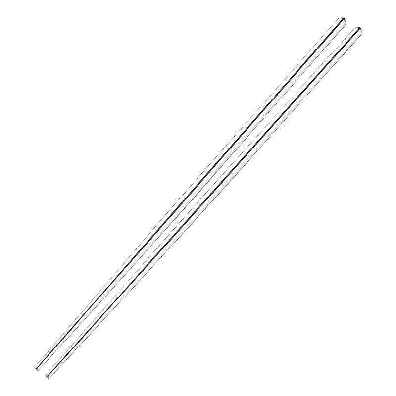 5 Paare/satz Chinesische Metall Stäbchen Nicht-Unterhose Edelstahl hacken Stöcke einstellen Wiederverwendbare Lebensmittel Stöcke Sushi Hashi Stangenbrot 23cm: 1 Paar 36cm
