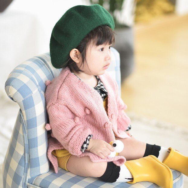 1-3 jahre alt Baby Mädchen zur Seite fahren Art 17 Winter Ball in Hand Unten zur Seite fahren Strickjacke Jacke Strickjacke Für mädchen Mädchen Strickjacke