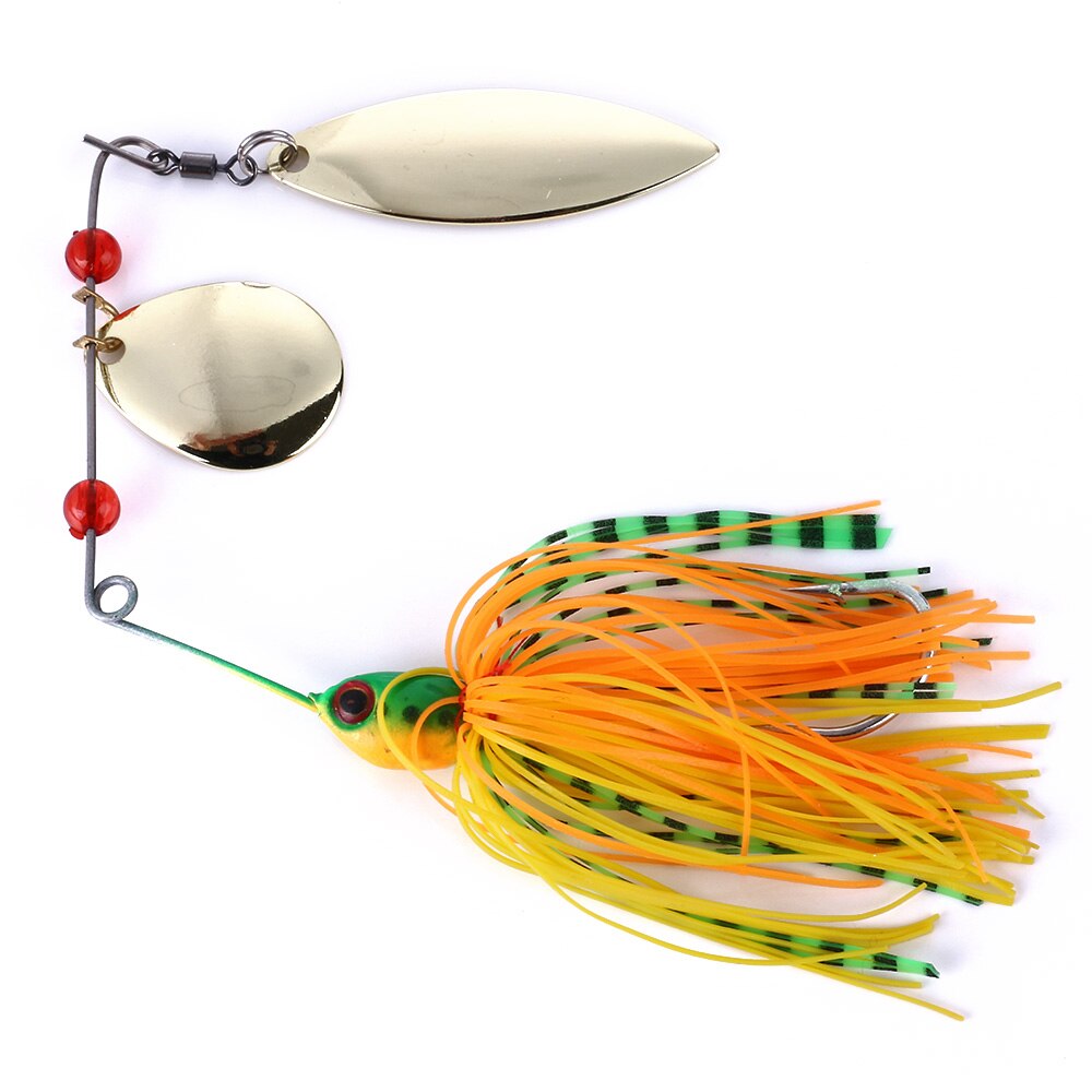 Buzzbait Spinner Bait 18g with Bass Fishing Spoon Lure Metal Jig Jigging lure Swimbait Spinnerbait: 7