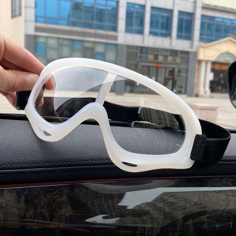 Transparent Eye-protection Goggles Anti-fog Anti-Spittle Droplet Windproof Sand Glasses Airtight Goggles Glasses