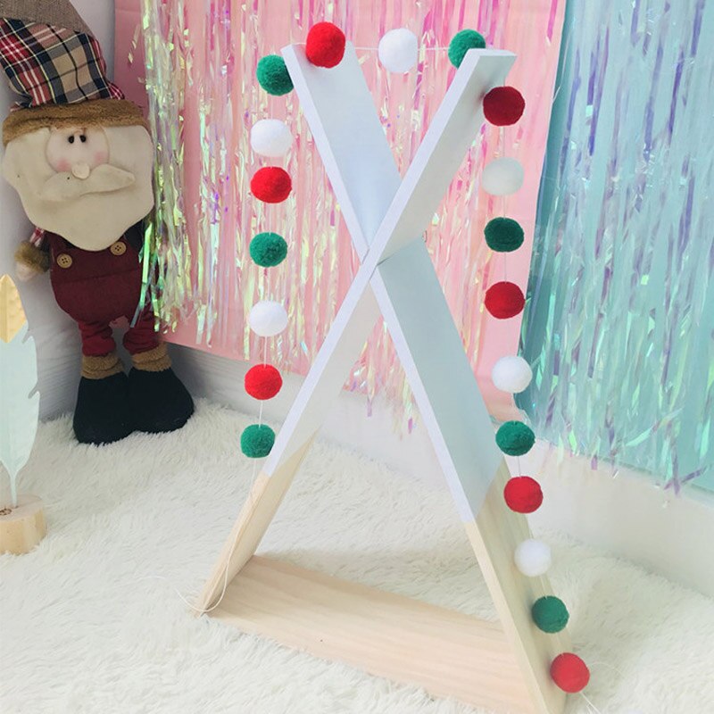 Imgaby-boule de cheveux, ornement Macarons, boule à suspendre, accessoire de tir, décoration d'anniversaire, nordique: 14