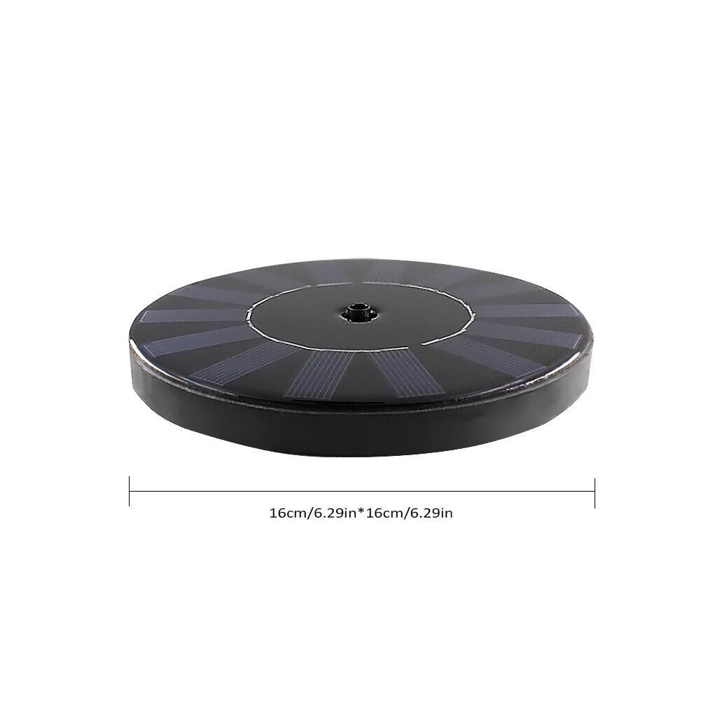 Mini Solar Power Water Fountain Garden Pool Pond 18-45cm Outdoor Solar Panel Bird Bath Floating Water Fountain Pump Garden Decor
