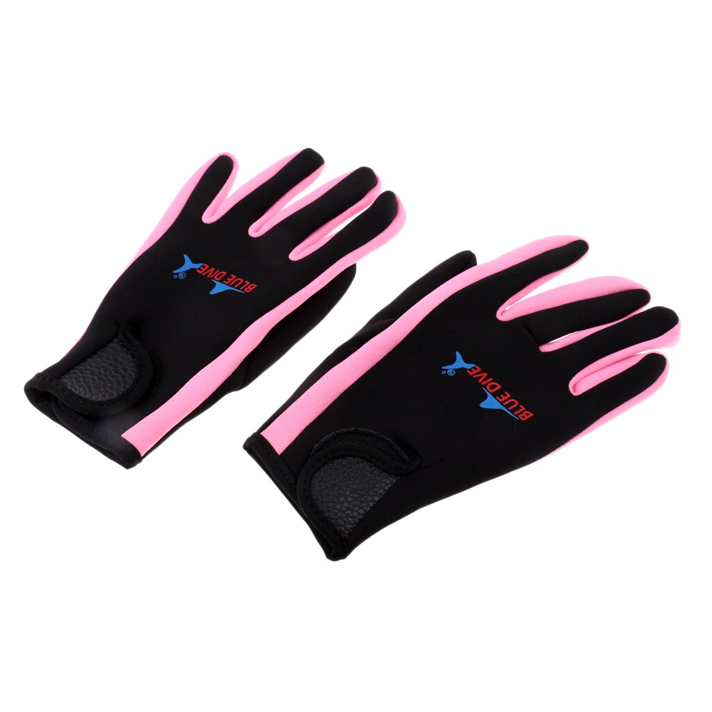MagiDeal 1.5mm néoprène combinaison gants plongée sous-marine équipement de plongée en apnée anti-rayures antidérapant garder au cinq doigts gants