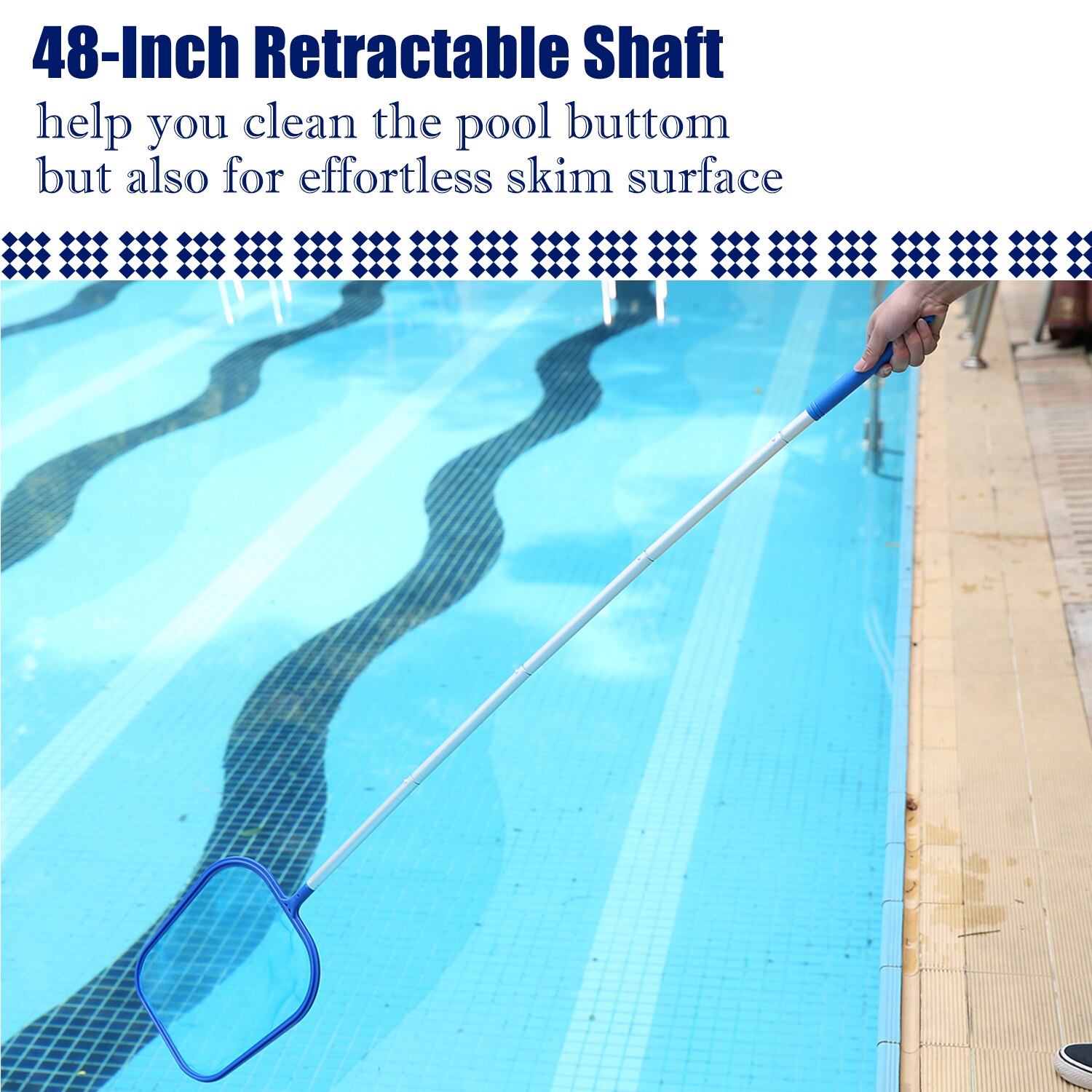 Garden Pool Cleaning Set Swimming Pool Cleaning Tools Outdoors Maintenance Above Ground Skimmer Brush Vacuum Hose