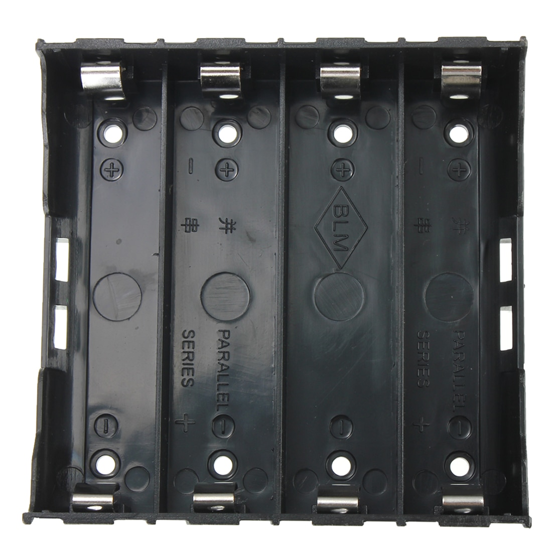 Top Deals 10x Batterij Houder Box Case Zwart Voor 4X13.7V 18650 Batterij