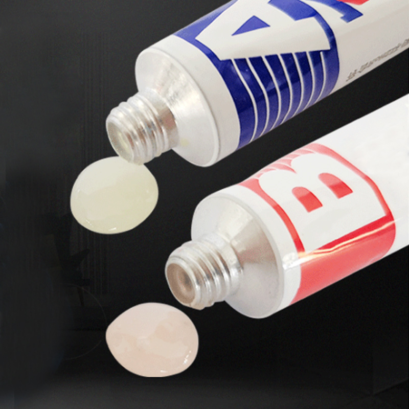 Industrial Heat Resistance Cold Weld Metal Repair Paste Metal Paste Cream 2pcs Glue Set Universal MU