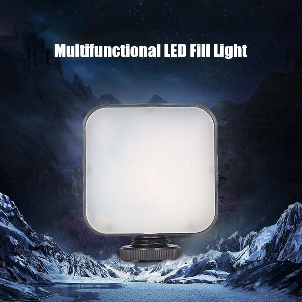 5W LED Selfie Vlog Riempire Foto Luce per DSLR Durevole Pratico Multi-funzionale Classic Camera Video Studio Accessori