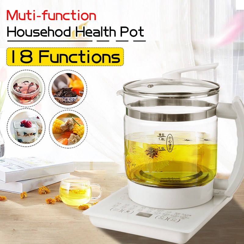 220V Multifunction Electric Kettle 1 8L Mini Glass Grandado