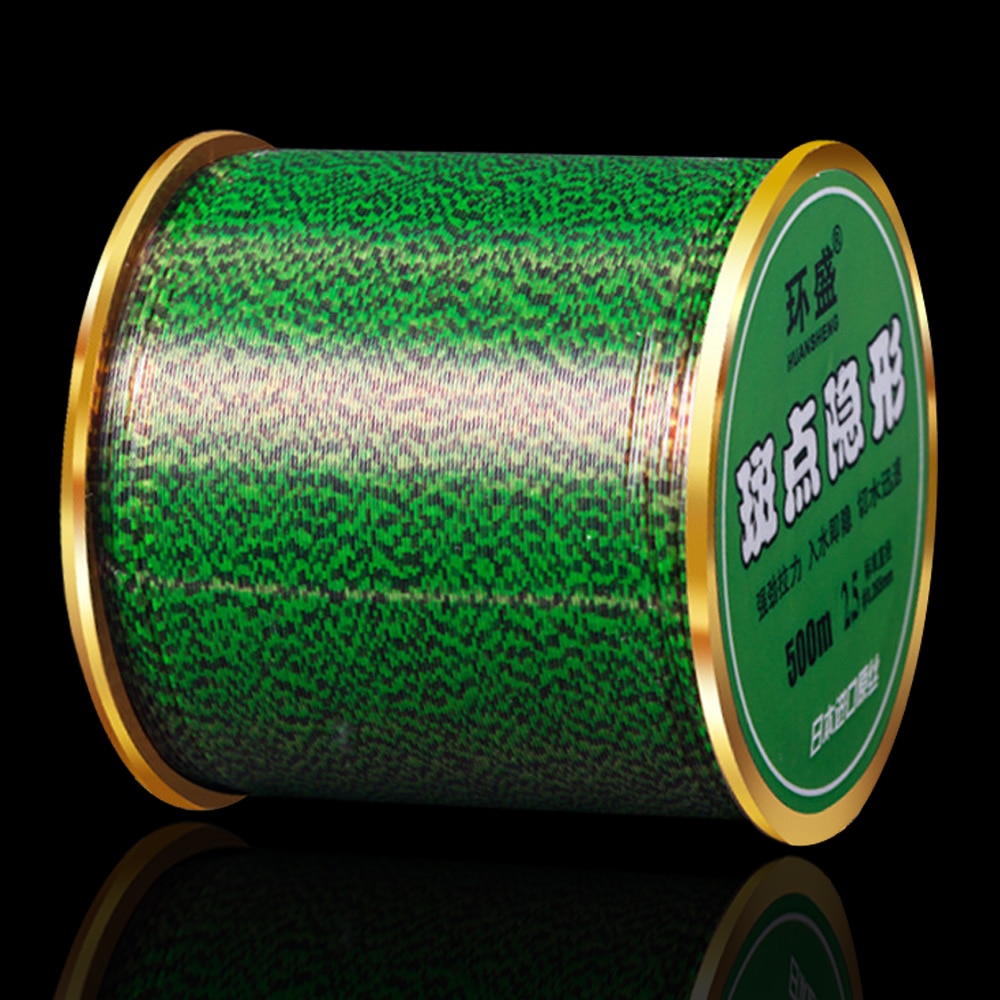 500m Fly Fishing 3D Super Power Invisible Strong Fluorocarbon Coated Monofilament Sinking Line Carp Fshing Accessories