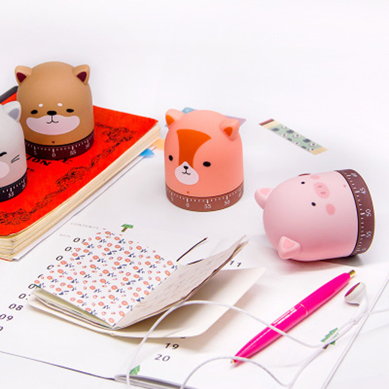 Kitchen Timer Reminder Alarm For Cooking Tools Timer Accessories 60 minutes Animal Cartoon Cooking Time Manager Stopwatch