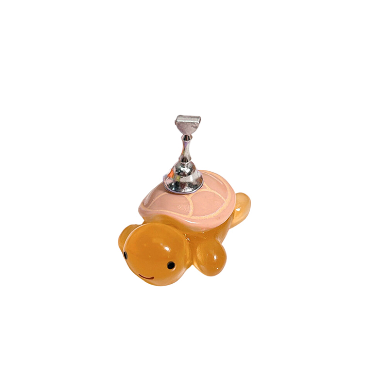 Magnetiska hållare tips för naglar liten sköldpadda naglar tillbehör verktyg display övningsträning nageldisplay stativ: Mång