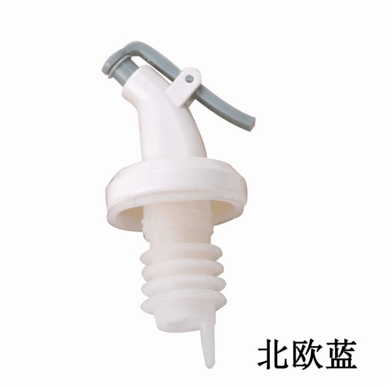 Accesorios de cocina, tapón de plástico para botella de aceite de alimentaria, boquilla a prueba de fugas, dispensador de licor, utensilios de vertedor, utensilios de cocina: blue