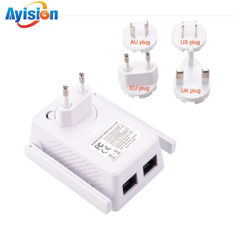 Wireless N Wifi Repeater 300mbps Wifi Router With Two Antenna