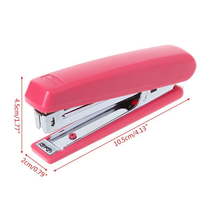 Agrafeuse manuelle en métal Portable, avec agrafes No.10, fournitures de bureau scolaires portables et durables