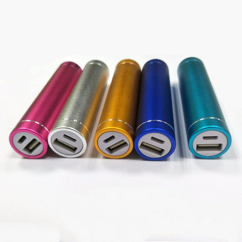 1 Stck Batterie Halfter Runde funkeln Pailletten Metall 5V USB Energie Bank fallen Bausatz 1X 18650 Batterie Ladegerät Kasten DIY für praktisch