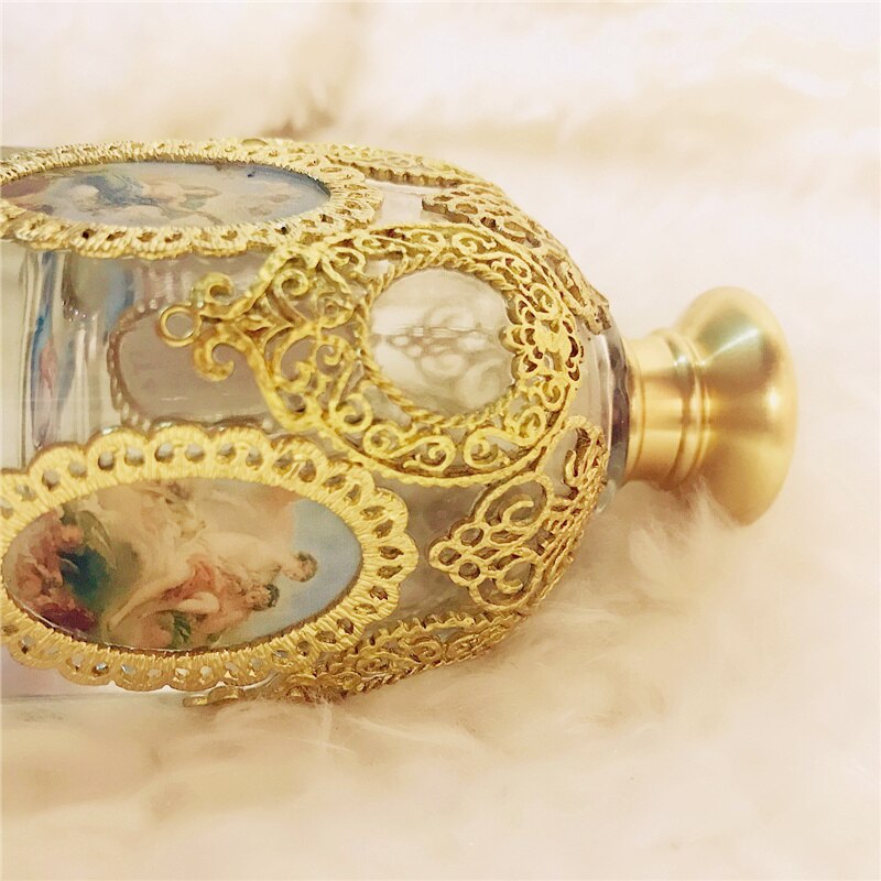 Französisch retro Kristall Glas Versiegelt Parfüm Flasche Schlafzimmer Dressing Tisch Schmücken Gläser Luxus Durcheinander Dekor Parfüm sub-abfüllung