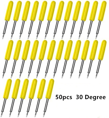 50PCS 30/45/60 Grad Ersatz Klingen Für Roland Cricut Plotter Klinge Messer Cutter Klingen Für Power Werkzeuge Schneiden plotter: 36MM