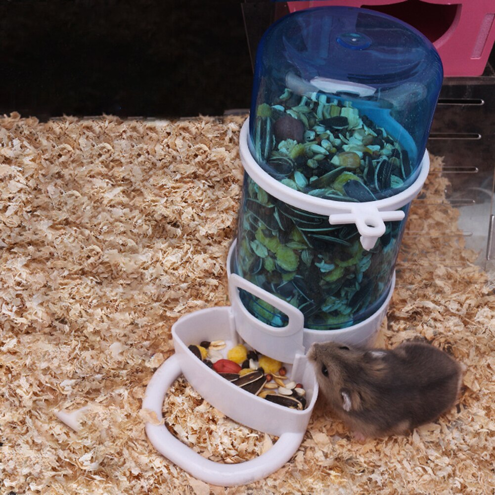 Automatische Feeder Egel Eekhoorn Gebruiksvoorwerpen Kleine Huisdier Vogel Voedsel Schotel Konijn Cavia Automatische Voeden Dispenser