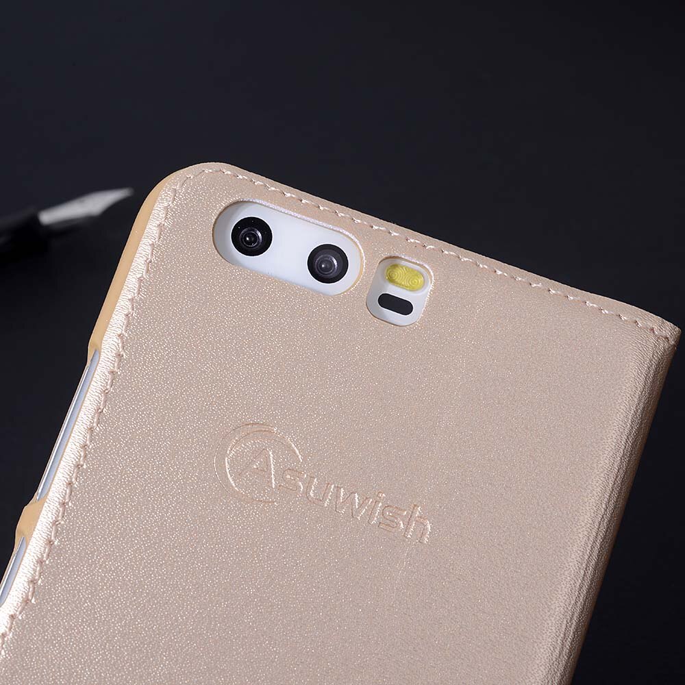 Flip Cover Leather Phone Case For Huawei P10 Plus P 10 Pro P10plus P10pro 10plus 10pro Shockproof Magnetic Smart View Case