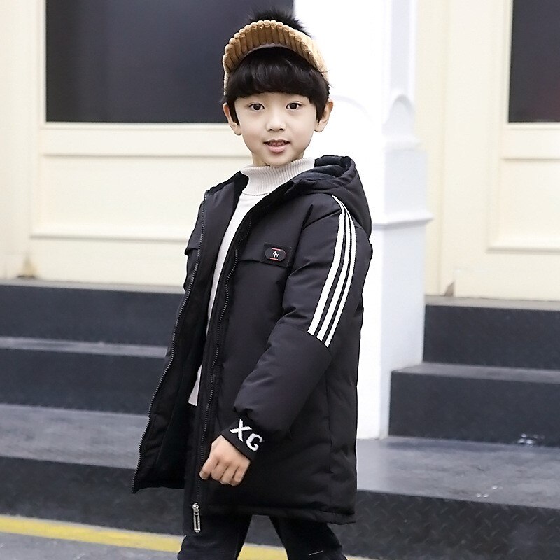 Herbst Winter freundlicher Oberbekleidung Mantel Sportliche Wasserdichte Winddicht Verdicken Kaschmir Mit Kapuze Jacke Für Jungen freundlicher kleidung Jungen Jacke