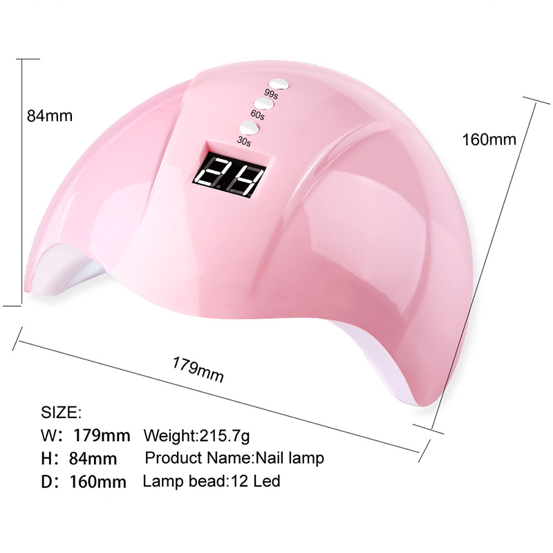 36w nageldrogers uv led lamp voor nagels droger 30s 60s 90s timer slimme sensor voor manicure gel nagel drooglamp voor gellak
