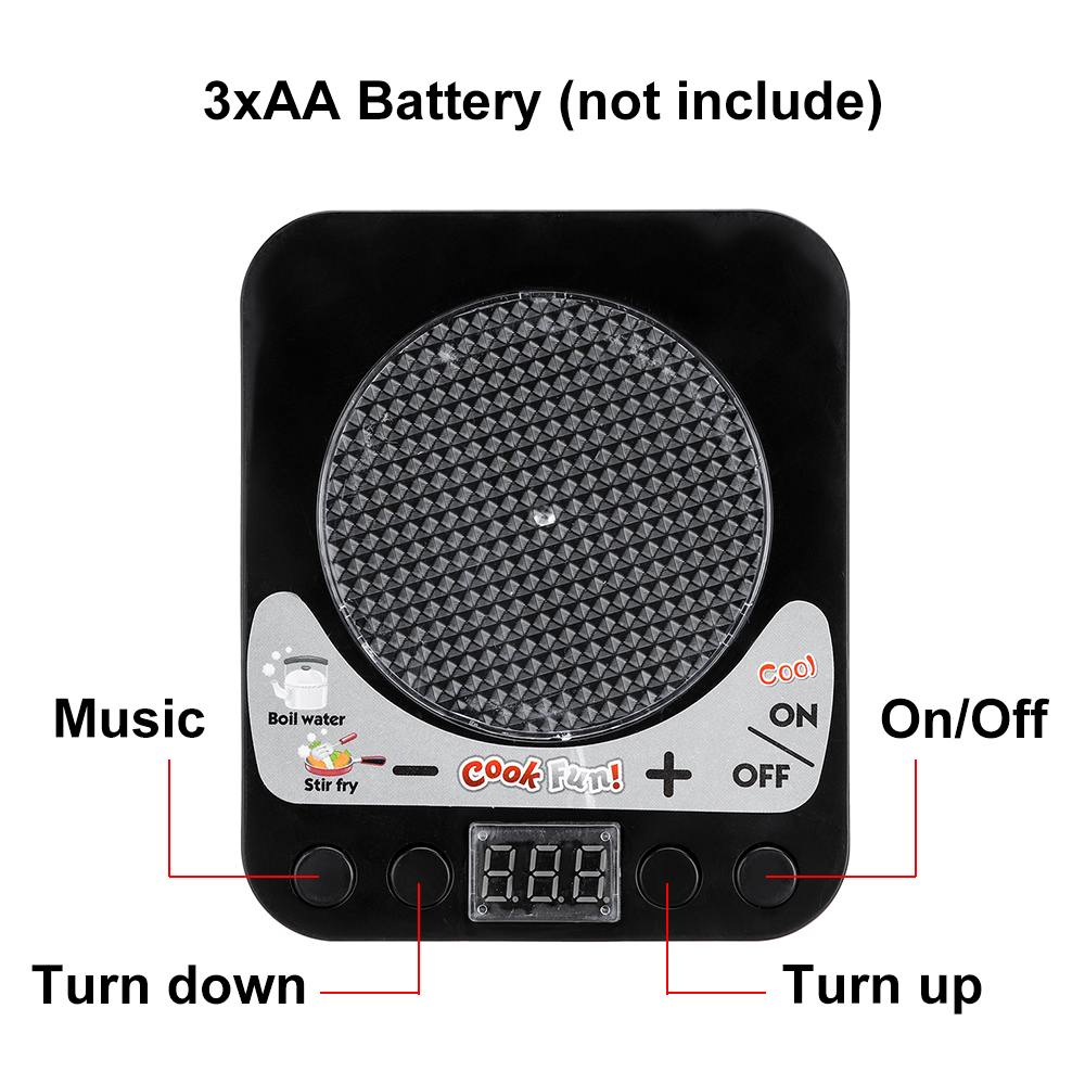 11 Stks/set Kid 'S Keuken Speelgoed Met Licht Geluid Mini Keuken Cookware Pot Pan Educatief Speelgoed Voor Meisje Kinderen Speelgoed