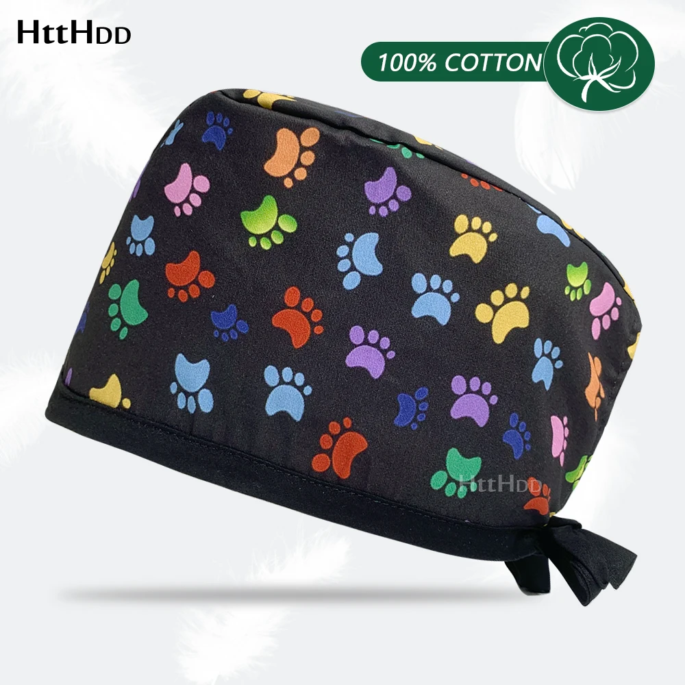 Precios al por mayor, sombreros clínicos para anestesista, gorro quirúrgico para mascotas para hombres, gorro quirúrgico para enfermera, médico, dentista, farmacia, gorro exfoliante: Rojo