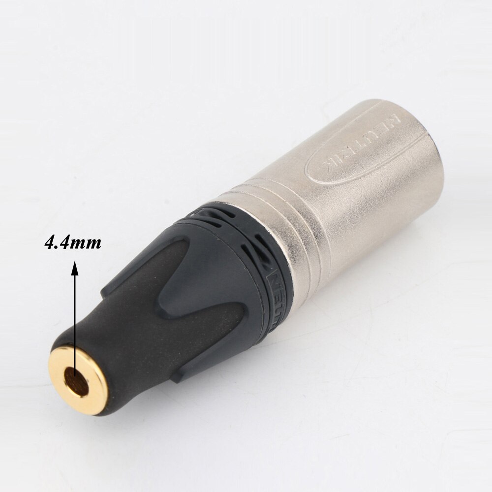 Adaptador convertidor macho XLR balanceado de 4 pines y hembra TRRS de 4,4mm/2,5mm, HIFI NEUTRIK