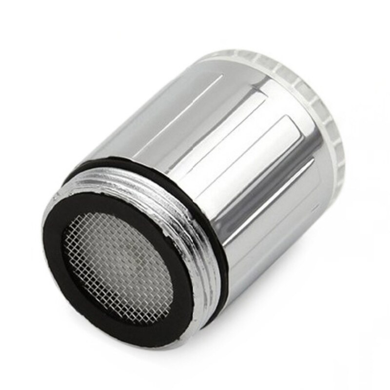 Luminous LED Water Faucet Shower Tap Basin Water Nozzle Bathroom Kitchen Heater Faucets Thermostat Blue 7 Colors