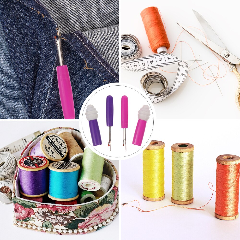 2 sztuk szew rozpruwacz szyk ładne cienkie obcinarki robić nitek rozłącznik nici DIY narzędzie robić usuwania szycia uwolnienie szew Unpicker