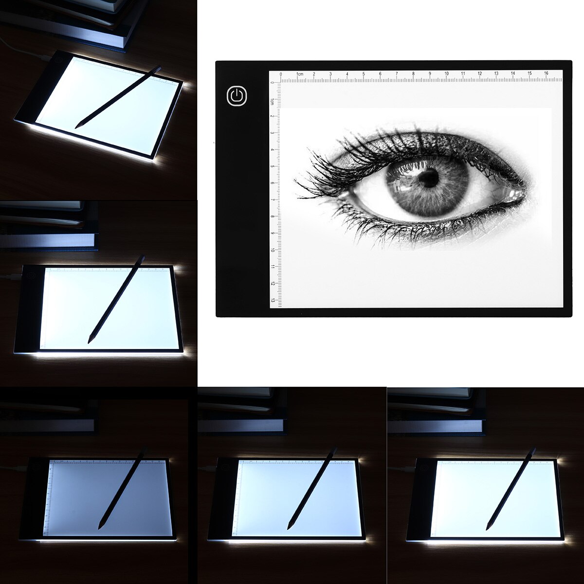 Digital Tablet A5 LED Light Box Tracing Art Board Craft Drawing Copy Pad Table Stencil Display Electronics Writing Tablet 2 type