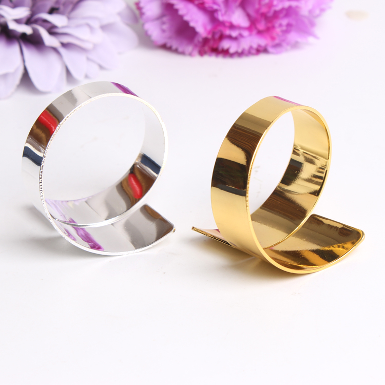 6 pcs Eenvoudige en stijlvolle moderne hotel servet gesp servet ring Chinese stijl Europese model kamer servet ring doek ring