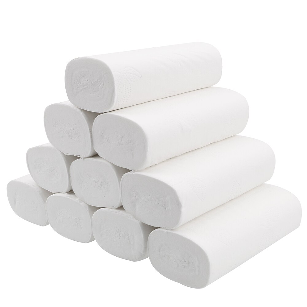 Toylet Papper 12 Rolls 5 Ply Rolling Paper White Toilet Paper To... – Vicedeal