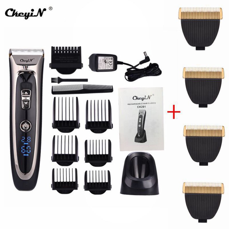 Cortadora de pelo Ckeyin, recortadora de pelo para hombres, recortadora de barba, cortadora eléctrica, herramienta Máquina para cortar cabello corte de pelo para barbero