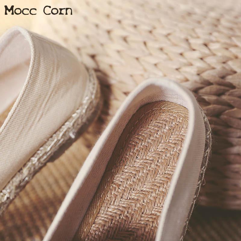 Canvas Women Flat Shoes Woman Ballet Flats Embroidered Old Peking Cloth Shoes Comfortable Casual Loafers Slip On Linen Footwear