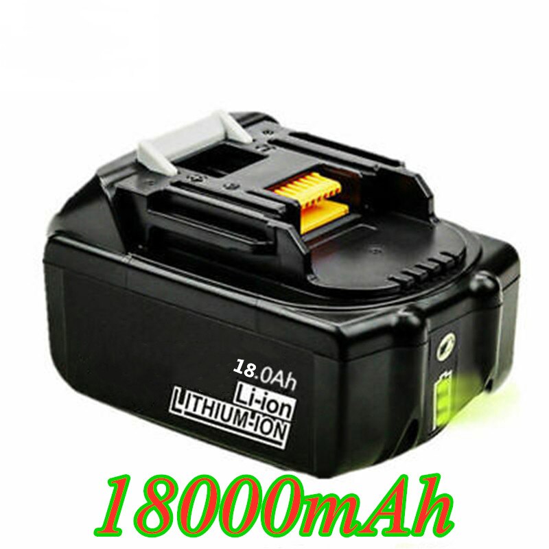 Originele Voor Makita 18V 18000 Mah 18.0Ah Oplaadbare Power Tools Batterij Met Led Li-Ion Vervangende Lxt BL1860B BL1860 BL1850: Goud