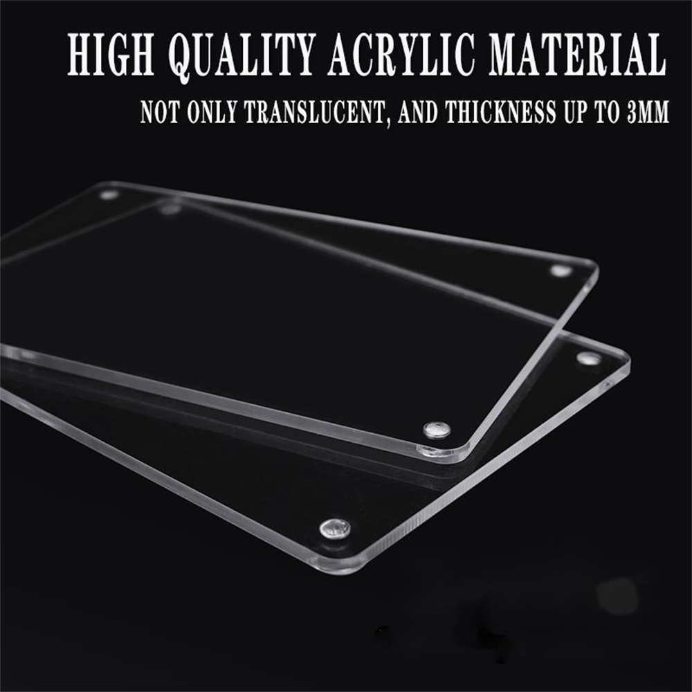 Acrylic Transparent Strong Magnetic Flat Sticker Price Display Stand Shopping Mall Supermarket Hotel Counter Advanced Label Card