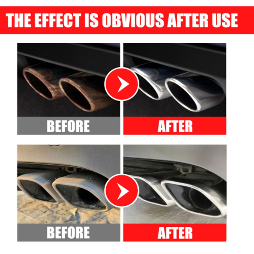 30 ML Car motorcycle Exhaust Pipe Cleaner Car Repair Maintenance Tool Exhaust Cleaning Beauty Pipe